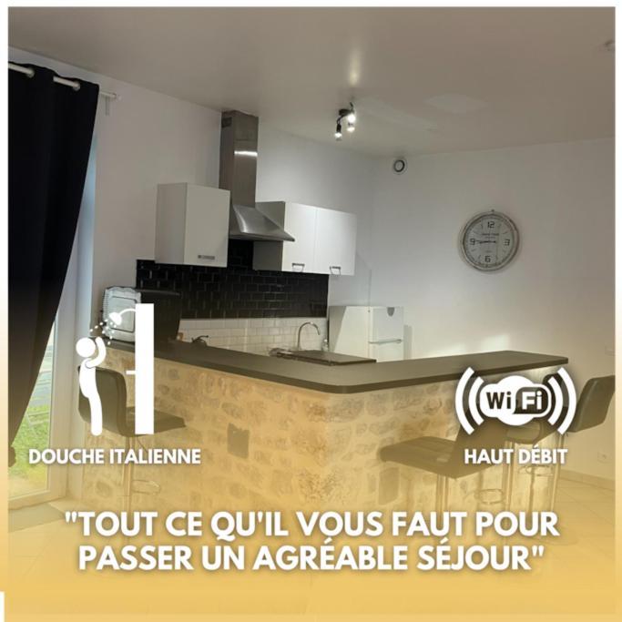 Appartamento Grand T2 Sur Cour Aufferville Esterno foto